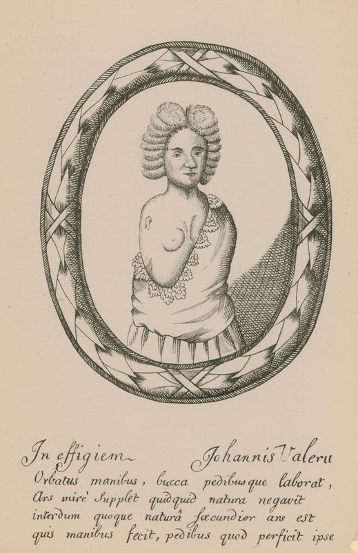 Eine Effigie von Johannis Valeru von English School