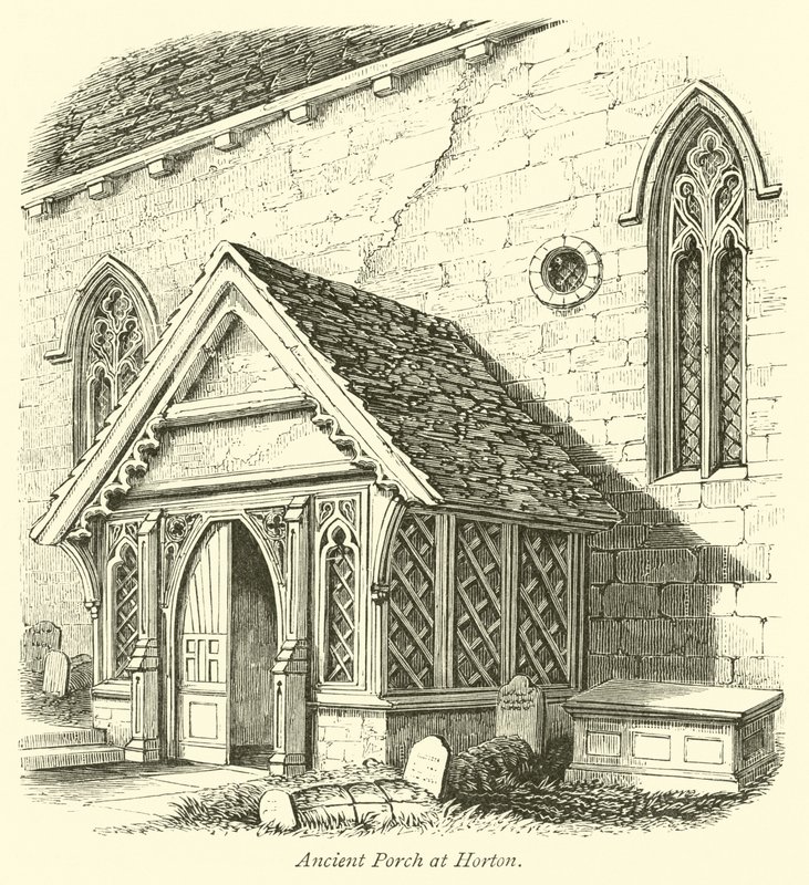 Alte Veranda in Horton von English School
