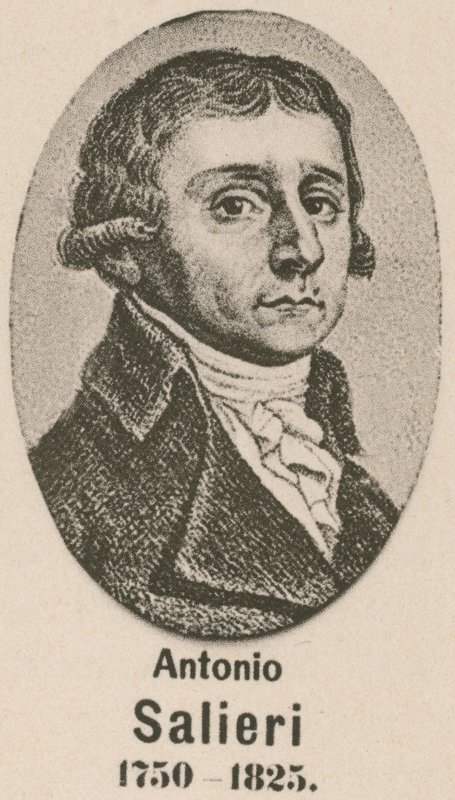 Antonio Salieri (Gravur) von English School
