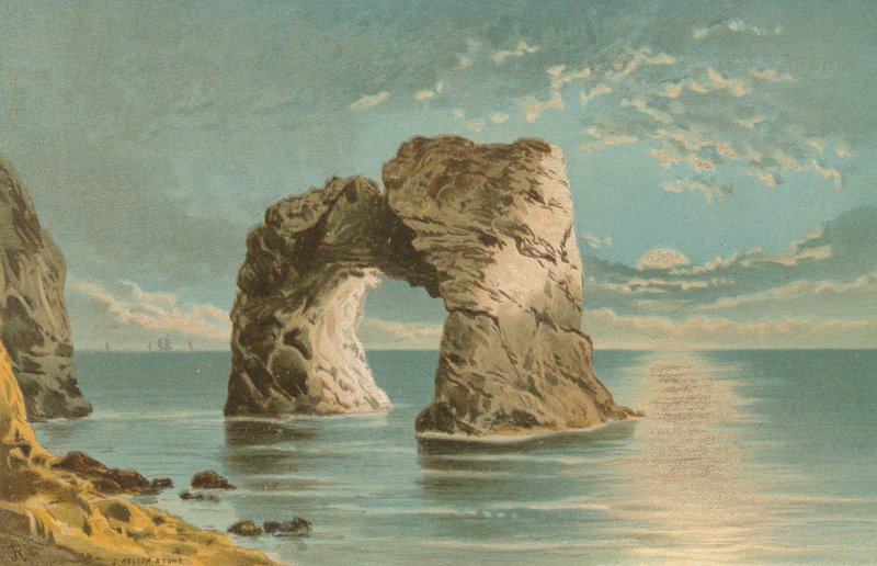 Gewölbter Felsen, Freshwater Bay – Isle of Wight von English School