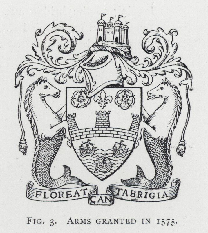 Wappen verliehen 1575 (Gravur) von English School