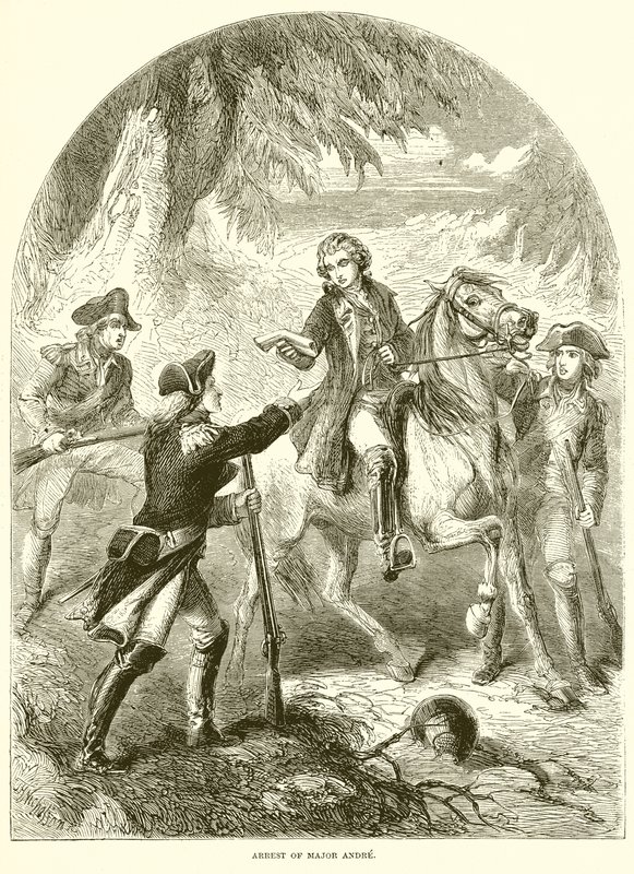 Verhaftung von Major Andre von English School