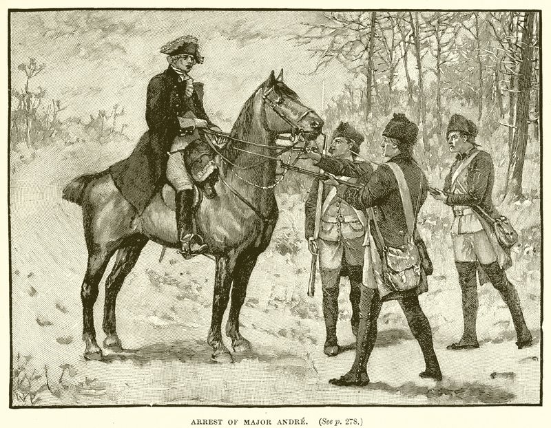 Verhaftung von Major Andre von English School