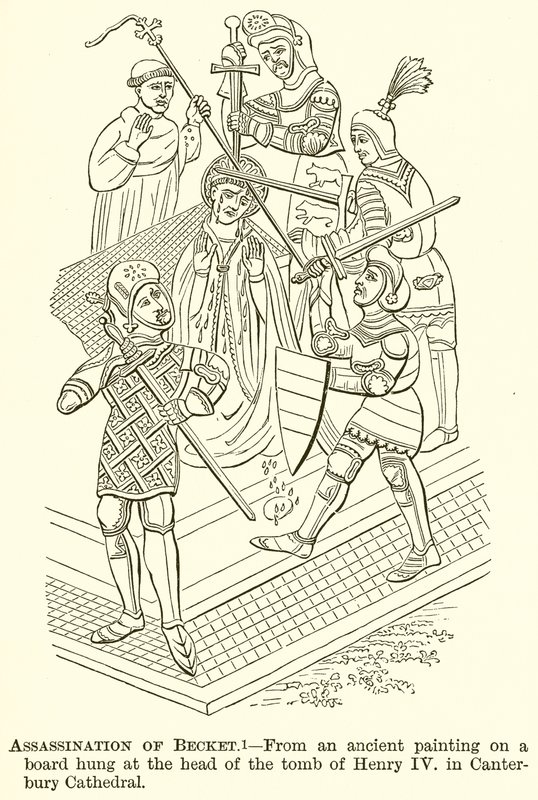 Ermordung von Becket von English School