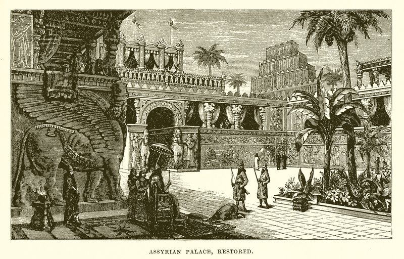 Assyrischer Palast, restauriert von English School