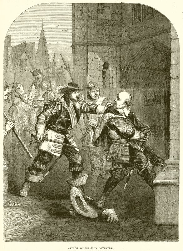 Angriff auf Sir John Coventry von English School