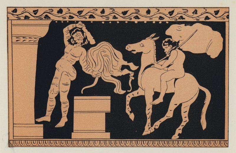 Bacchus und Xanthias von English School