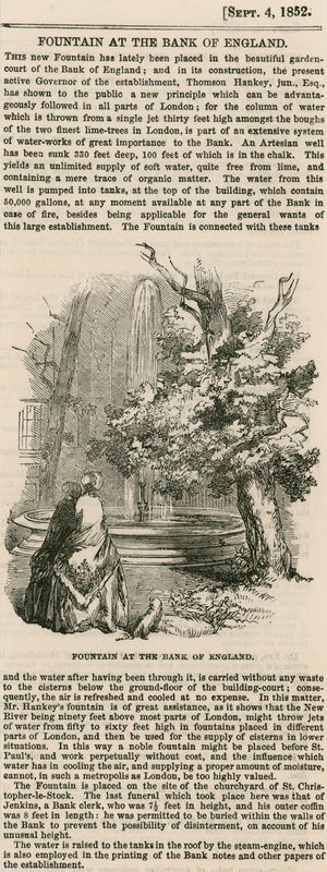 Bank of England, Gartenhof von English School
