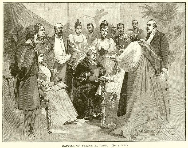 Taufe von Prinz Edward von English School