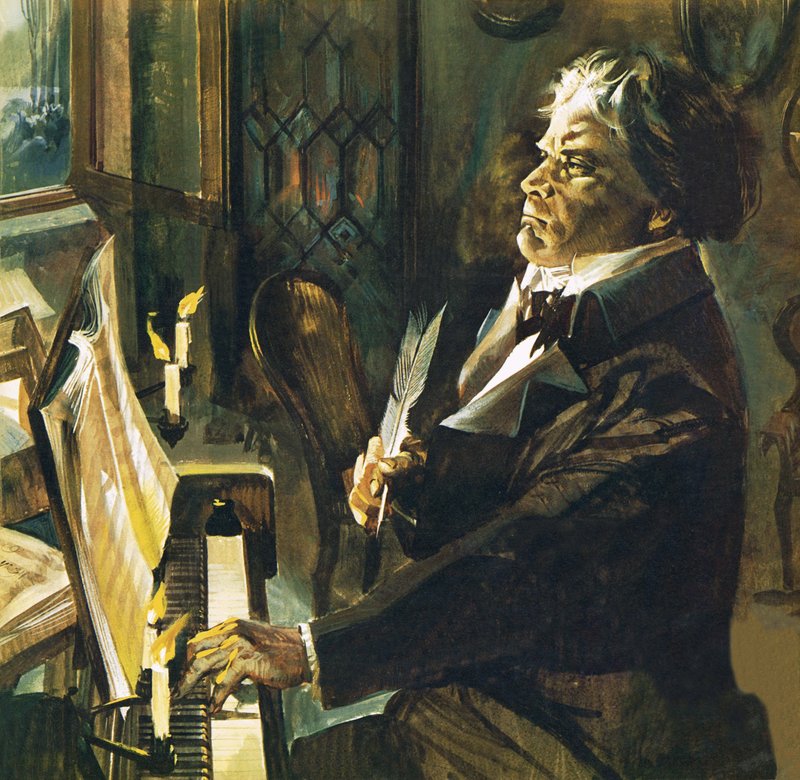 Beethoven am Klavier von English School