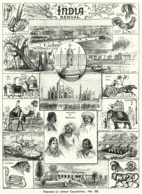 Bengalen, Indien von English School