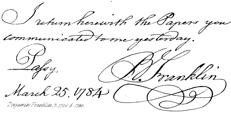 Benjamin Franklin, geb. 1706, gest. 1790 von English School