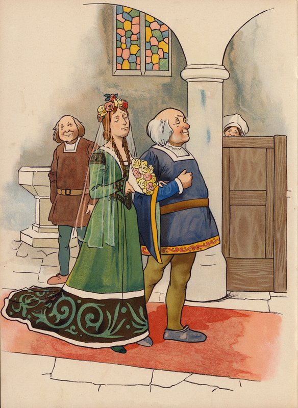 Besser spät als nie (Chromolithographie) von English School