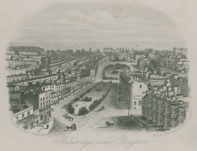 Vogelperspektive von Brighton von English School