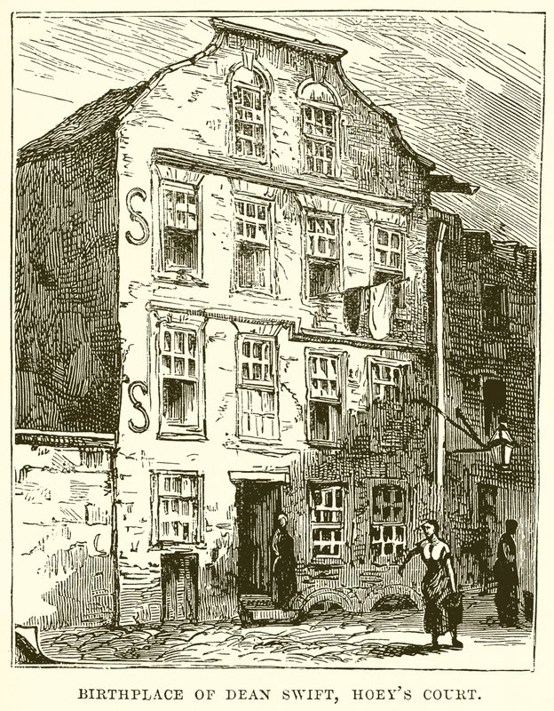 Geburtsort von Dean Swift, Hoeys Court von English School