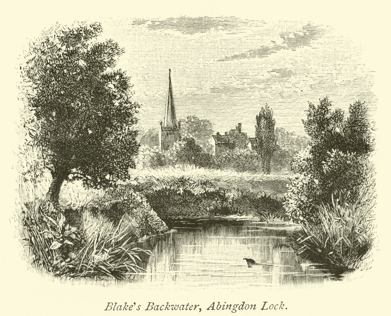 Blakes Backwater, Abingdon Schleuse von English School