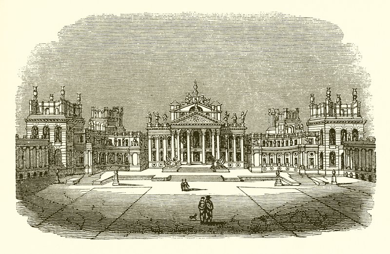 Blenheim House von English School