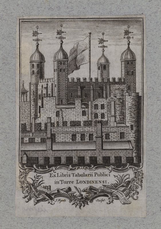 Buchplatte, Tower of London von English School