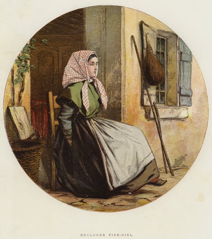 Boulogne Fischmädchen von English School