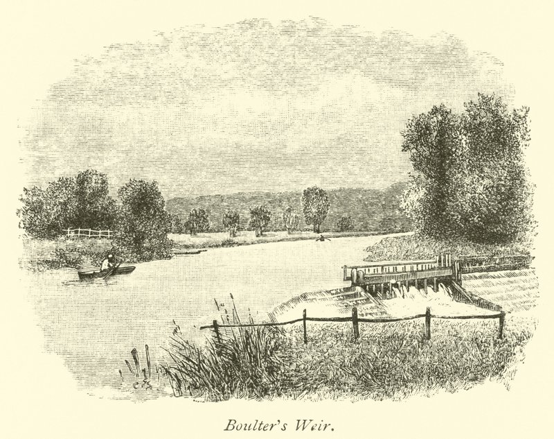 Boulters Wehr von English School