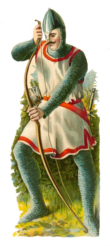 Bogenschütze von König Wilhelm, 1066-67 n. Chr. von English School