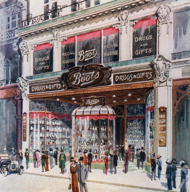 Filiale von Boots in der Regent Street 182 von English School