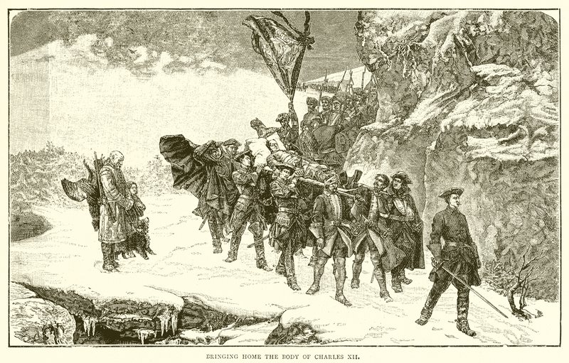 Heimführung des Leichnams von Karl XII. von English School