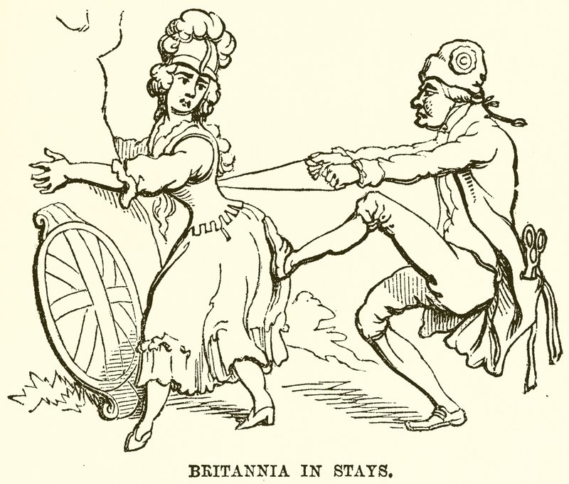 Britannia in Stays von English School