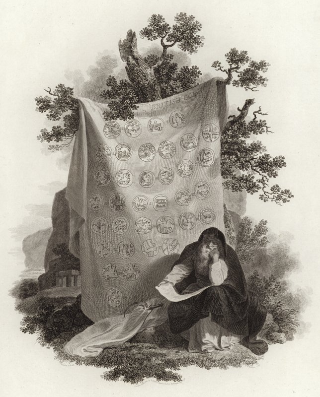Britische Münzen von English School