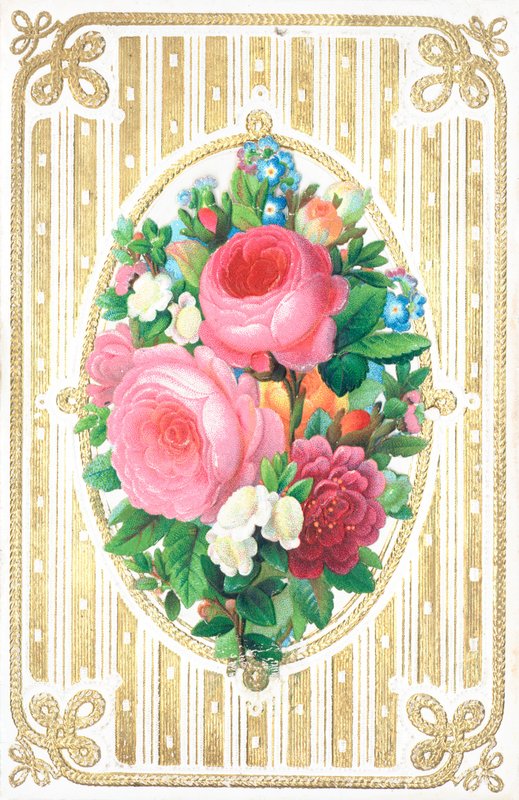 Strauß bunter Blumen von English School