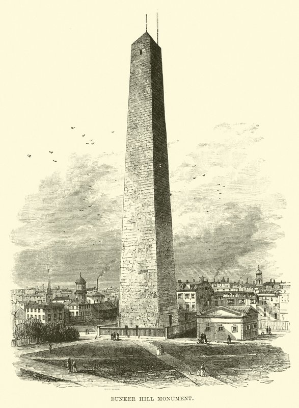 Bunker Hill Denkmal von English School