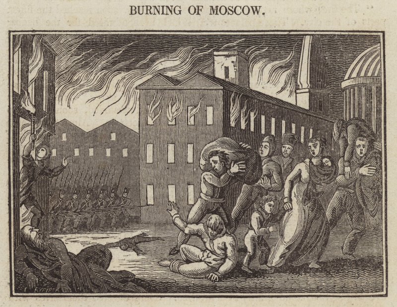 Brand von Moskau von English School