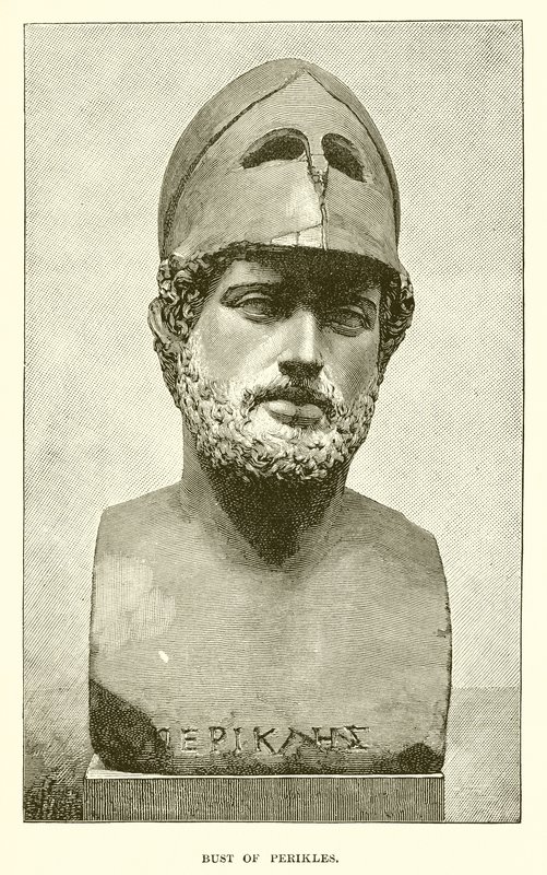 Büste des Perikles von English School