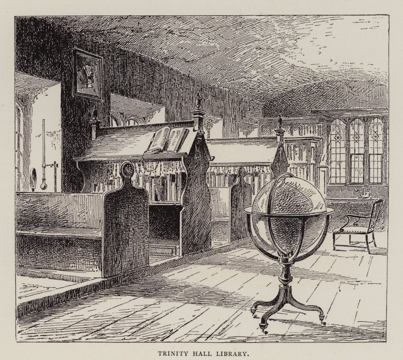 Cambridge: Trinity Hall Bibliothek von English School