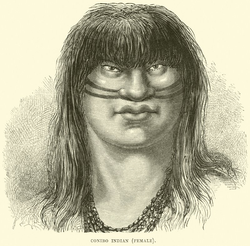 Canibo-Indianerin von English School