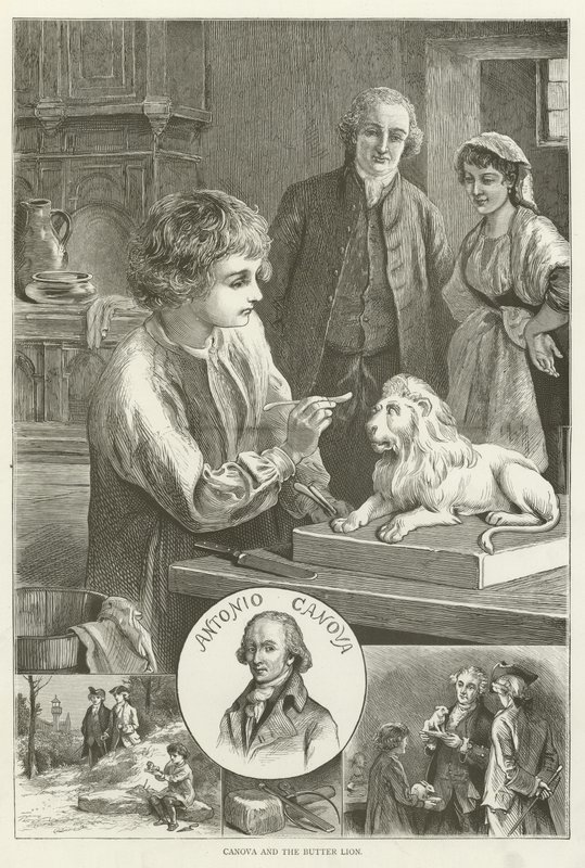 Canova und der Butterlöwe von English School