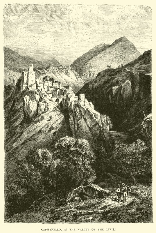 Capistrello, im Tal des Liris von English School