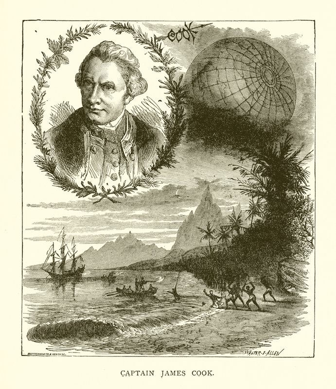 Kapitän James Cook von English School