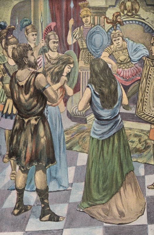 Caractacus vor Claudius von English School