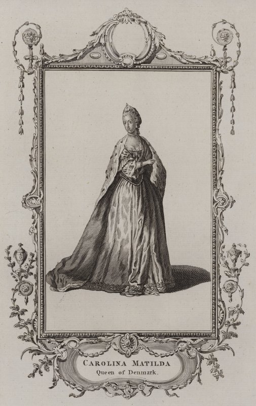 Caroline Mathilde, Königin von Dänemark von English School