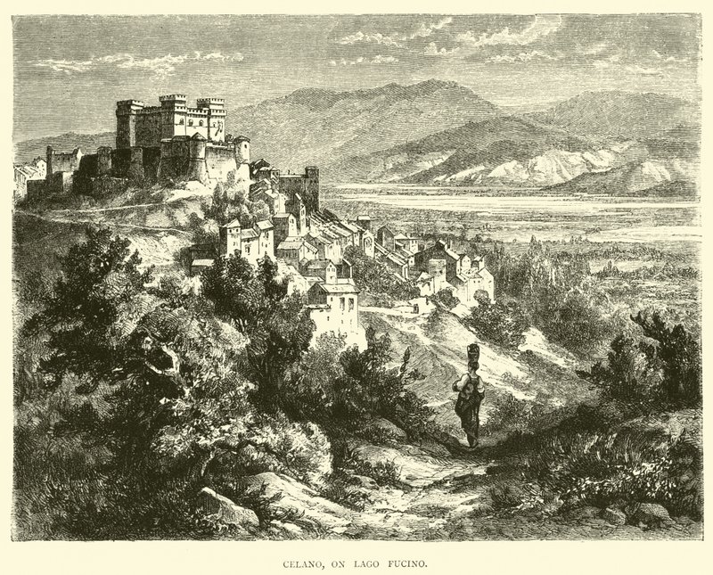 Celano, am Lago Fucino von English School