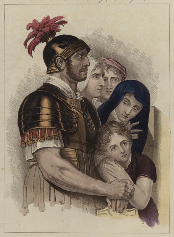 Centurio und seine Familie von English School