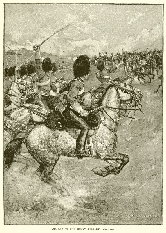 Angriff der schweren Brigade von English School