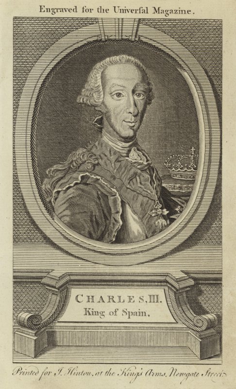 Karl III., König von Spanien von English School