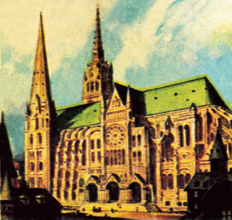 Kathedrale von Chartres von English School
