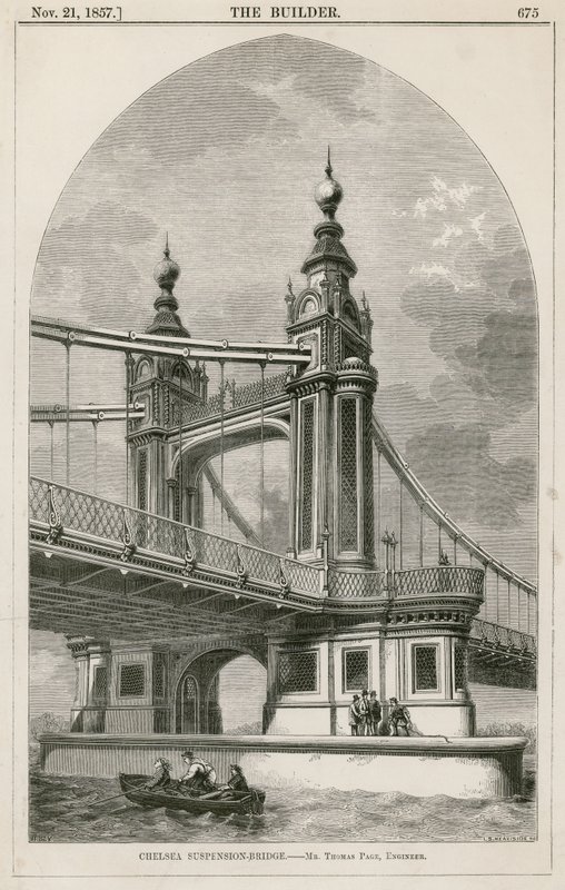 Chelsea-Hängebrücke von English School