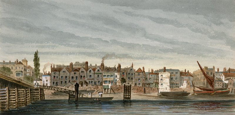 Chelsea vom Fluss aus gesehen von English School