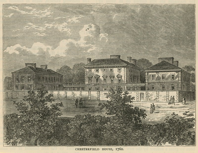 Chesterfield House, 1760 von English School