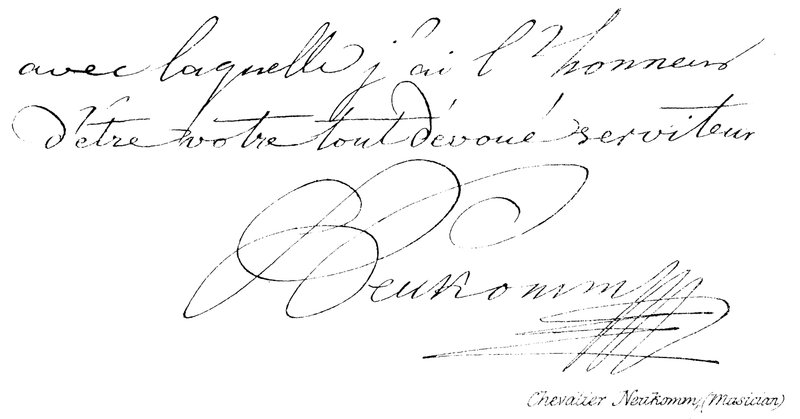 Chevalier Neukomm (Musiker) von English School