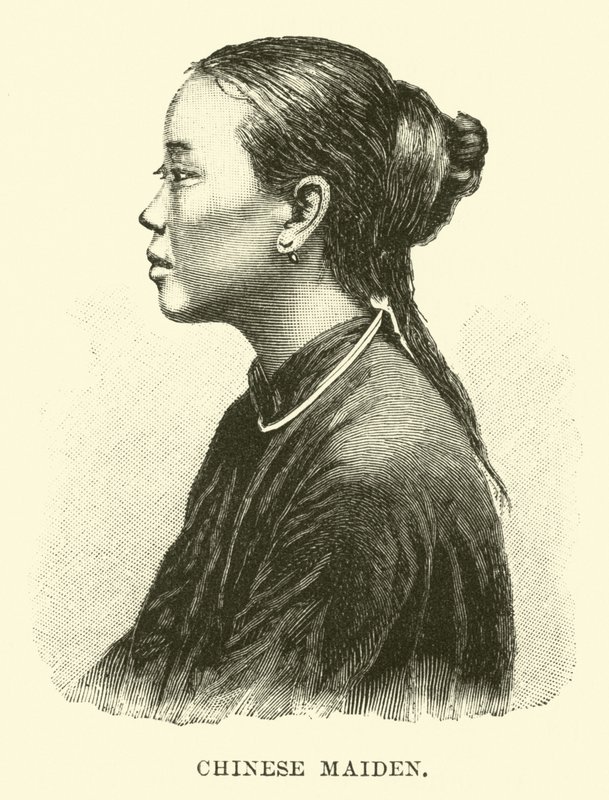 Chinesisches Mädchen von English School